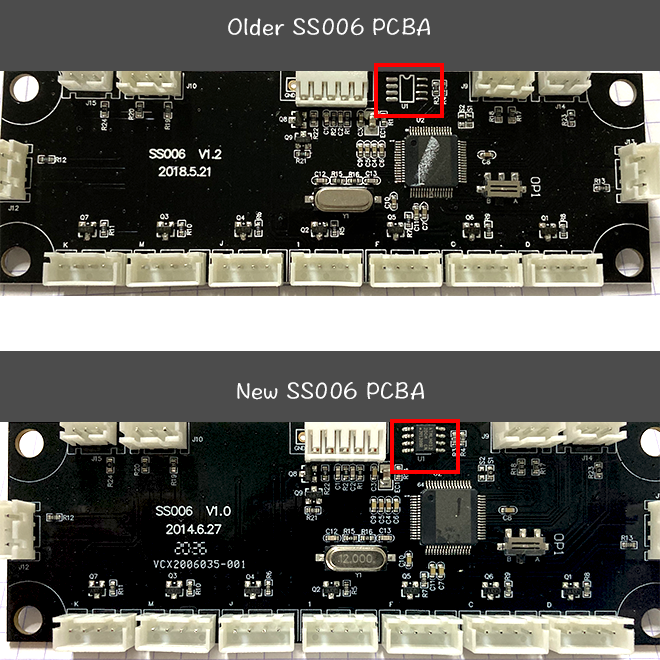 Spare Parts :: PCB :: DJDAO SDVX PCB for SVSE5 and SVRE9